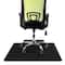 Mind Reader Black Office Chair Mat for Hardwood Floors